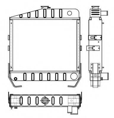 NRF 53657 Радіатор, охолодження двигуна
