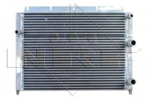 NRF 910074 Радіатор, охолодження двигуна