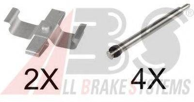 OJD (QUICK BRAKE) 1713 Комплектуючі, колодки дискового гальма