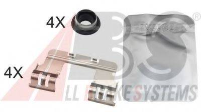 CARRAB BRAKE PARTS 2536 Комплектуючі, колодки дискового гальма