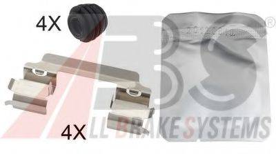 CARRAB BRAKE PARTS 2575 Комплектуючі, колодки дискового гальма