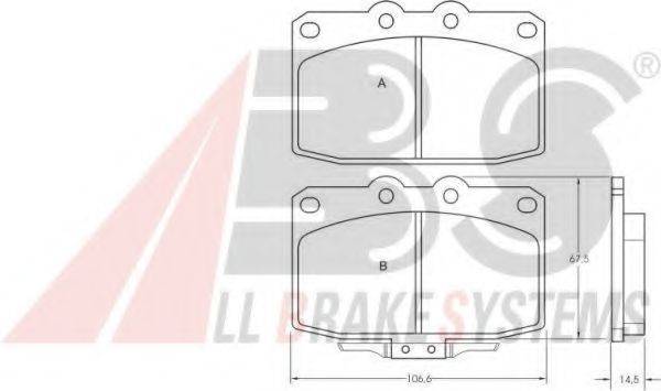 RAICAM 610.0 Комплект гальмівних колодок, дискове гальмо