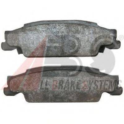A.B.S. 37488 Комплект гальмівних колодок, дискове гальмо