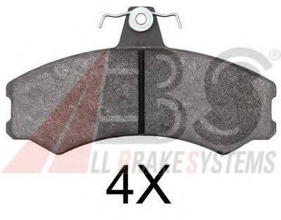 A.B.S. 20732 Комплект гальмівних колодок, дискове гальмо