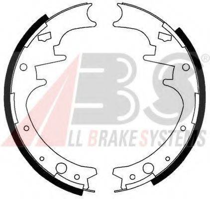 RAYBESTOS 445 Комплект гальмівних колодок