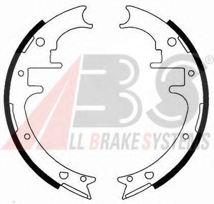 RAYBESTOS 581 Комплект гальмівних колодок