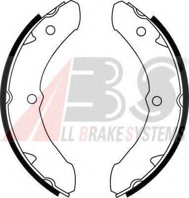 AKEBONO R1005 Комплект гальмівних колодок