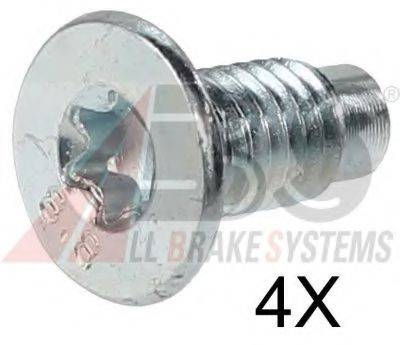 OJD (QUICK BRAKE) 11663K Болт, диск гальмівного механізму