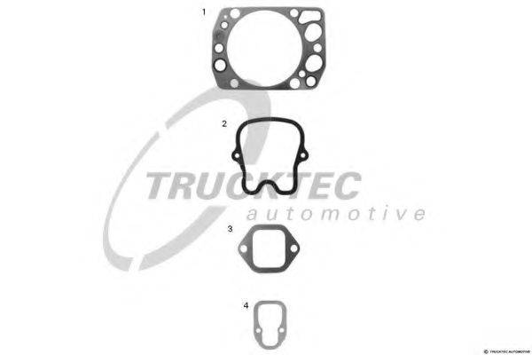 TRUCKTEC AUTOMOTIVE 0110015 Комплект прокладок, головка циліндра