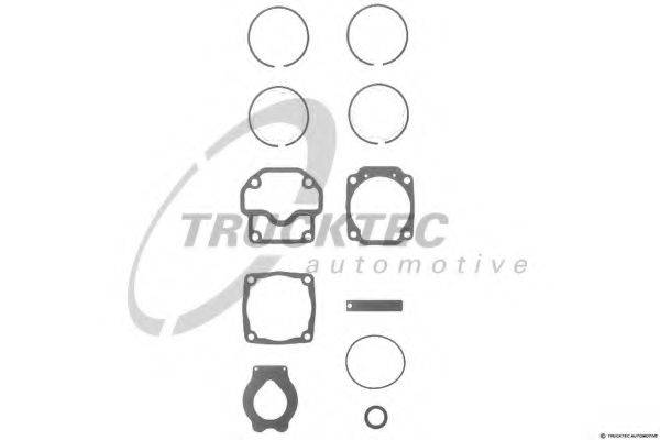 TRUCKTEC AUTOMOTIVE 0143008 Ремкомплект, компресор