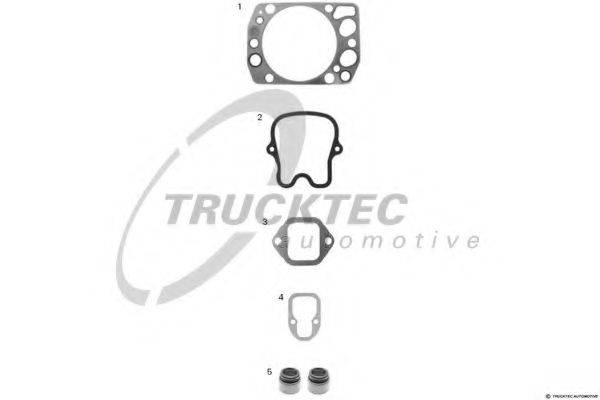 TRUCKTEC AUTOMOTIVE 0110099 Комплект прокладок, головка циліндра