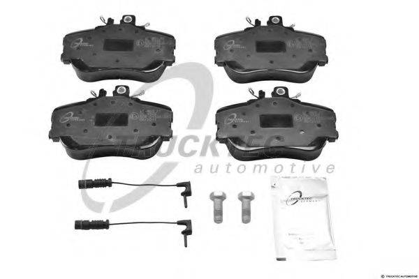 TRUCKTEC AUTOMOTIVE 0235128 Комплект гальмівних колодок, дискове гальмо