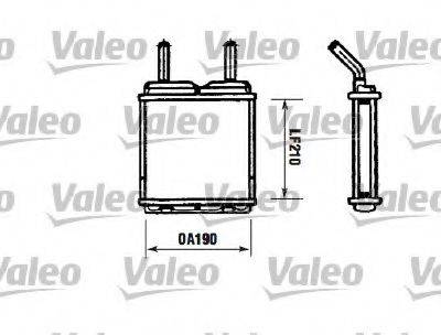 VALEO 812060 Теплообмінник, опалення салону