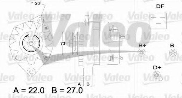 VALEO 7529 Генератор