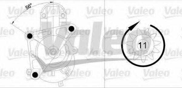 VALEO 436063 Стартер