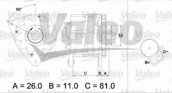 VALEO 436171 Генератор