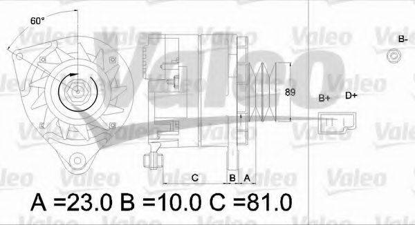 VALEO 436273 Генератор