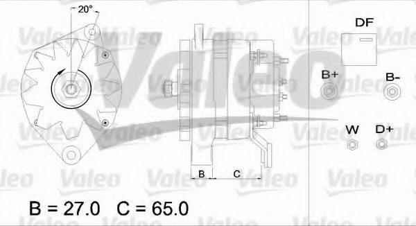 VALEO 72015 Генератор