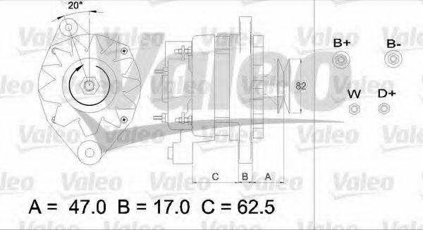 VALEO 436394 Генератор