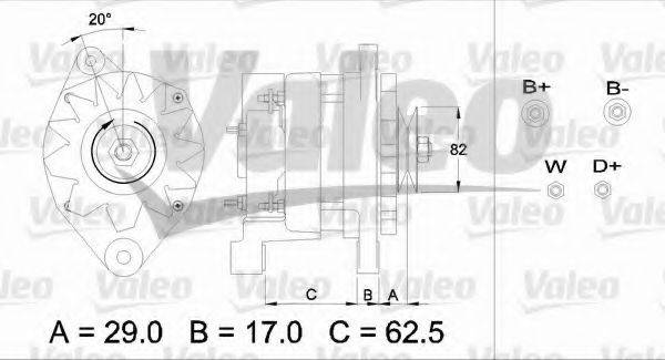 VALEO 436395 Генератор