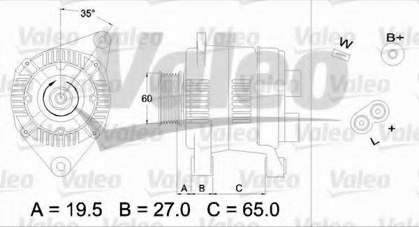 VALEO 436637 Генератор