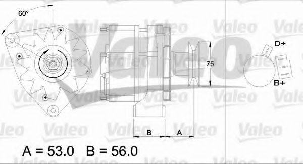 VALEO 437021 Генератор