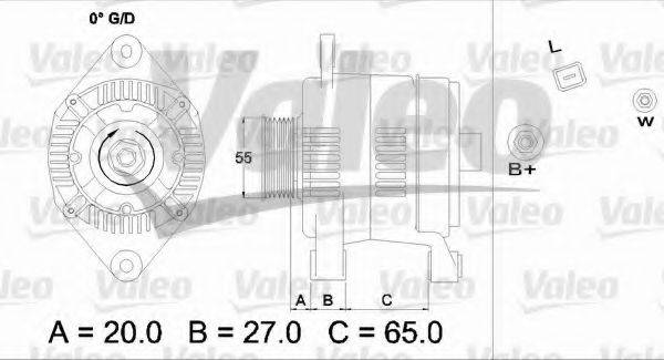 VAUXHALL R1030106 Генератор