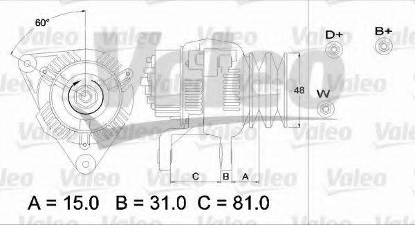 VALEO 2542300 Генератор