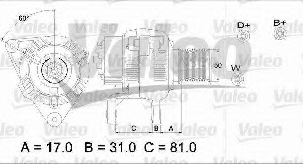 VALEO 2542301 Генератор