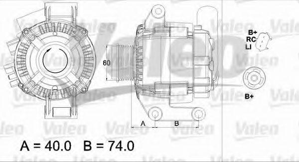 VALEO TG12C109 Генератор