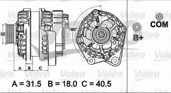 VALEO 439526 Генератор