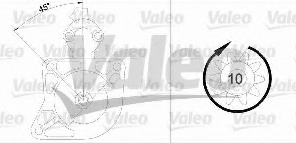VALEO 455592 Стартер