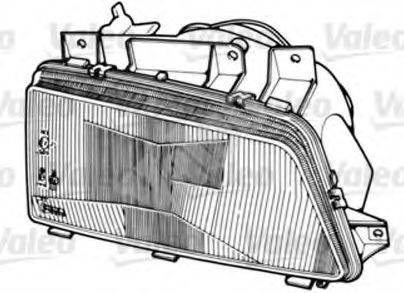VALEO 61202 Розсіювач, основна фара