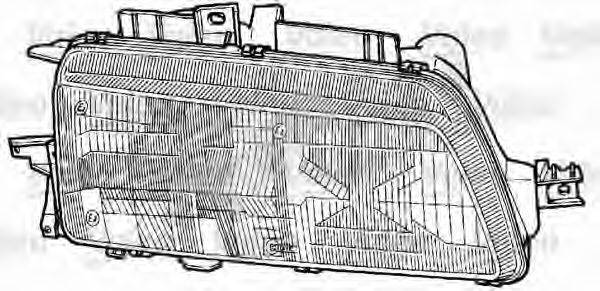 VALEO 82796 Розсіювач, основна фара