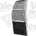 VALEO 83416 Розсіювач, задній ліхтар