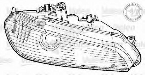 VALEO 87515 Основна фара