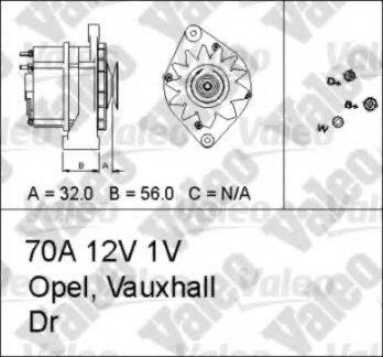 VALEO 436705 Генератор