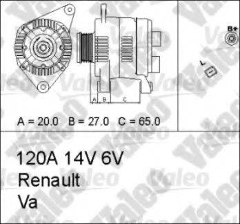 VALEO 439389 Генератор