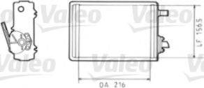 VALEO T664 Теплообмінник, опалення салону