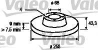 LUCAS ELECTRICAL DF1669 гальмівний диск