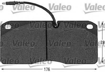 FORD 1660384 Комплект гальмівних колодок, дискове гальмо