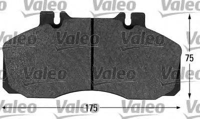 VALEO 29065 Комплект гальмівних колодок, дискове гальмо