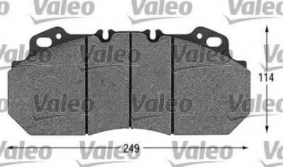 IVECO 85506111 Комплект гальмівних колодок, дискове гальмо