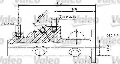 DEX PF079 головний гальмівний циліндр