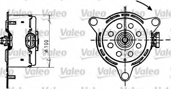 RENAULT 7700818904 Електродвигун, вентилятор радіатора