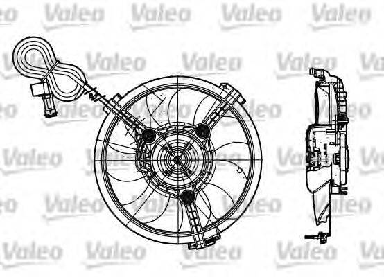 VALEO FS1003 Вентилятор, охолодження двигуна