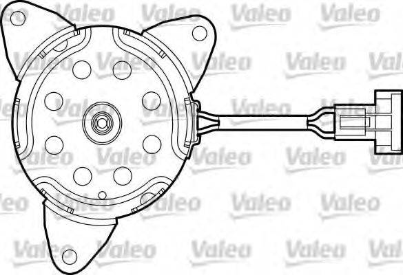 ROVER JRM100060 Електродвигун, вентилятор радіатора