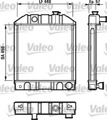 VALEO 730322 Радіатор, охолодження двигуна