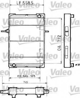 VALEO 34680 Радіатор, охолодження двигуна