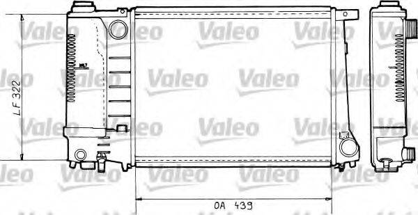 VALEO TH214 Радіатор, охолодження двигуна